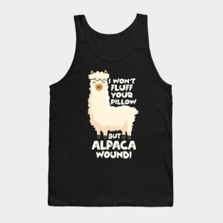 Nurse EMT Alpaca Wound Tank Top